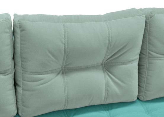 Кутовий диван ТОКІО комплектується трьома диванними подушками