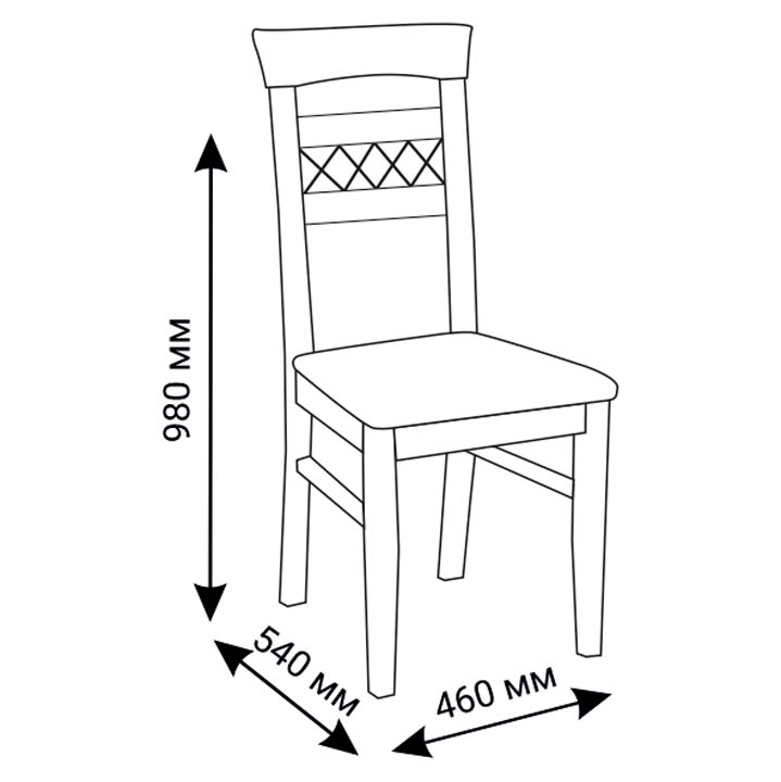 Схема, стілець ЖУР-9