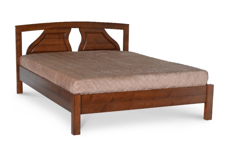 Дерев'яне ліжко Поліна із дерева вільхи